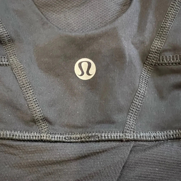 Lululemon Elevate Tank with Drawstring Hem 
Black 
Size 2
Pit to pit 13” - Picture 6 of 7